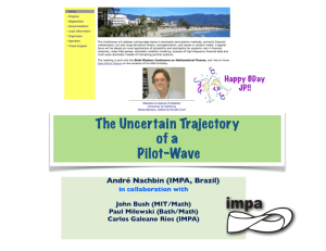 The Uncertain Trajectory of a Pilot-Wave