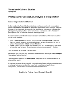 Visual and Cultural Studies Photographs: Conceptual Analysis