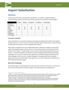 import substitution tool
