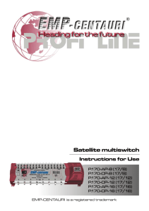 Satellite multiswitch - EMP
