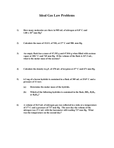 Ideal Gas Law Problems