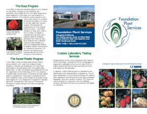 FPS brochure - National Clean Plant Network
