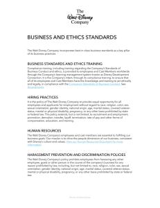 BUSINESS AND ETHICS STANDARDS