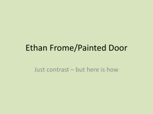 Ethan Frome/Painted Door