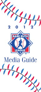 Media Guide - Babe Ruth League, Inc.