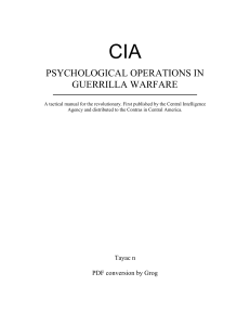 psychological operations in guerrilla warfare