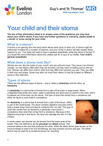 Stoma care – your child and their stoma