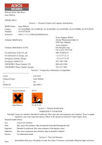 Material Safety Data Sheet trans-Stilbene MSDS# 96851 Section 1