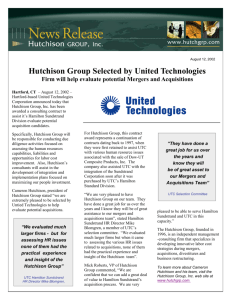 UTC Awards Hutchison Group Contract
