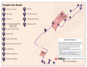 Purple Line Route - Western Kentucky University