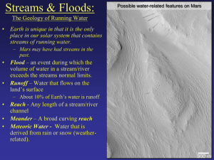 Streams & Floods: The Geology of Running Water