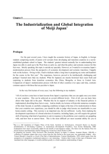 The Industrialization and Global Integration of Meiji Japan