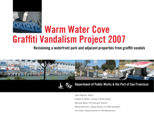 Warm Water Cove Graffiti Vandalism ProjectJune 2007