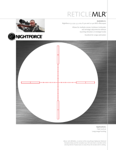 reticlemlr - Nightforce Optics