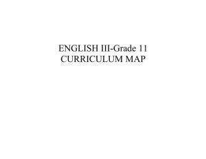 English 11 Curriculum Map - Cumberland School Department