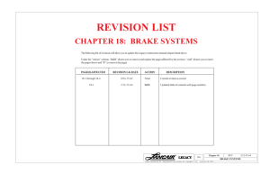 Chapter 18: Brake Systems