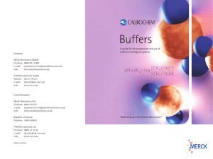 Buffers Booklet - University of San Diego Home Pages