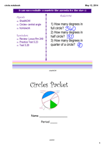 Circles Packet