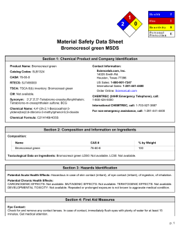 Calcium Carbonate Msds Fisher
