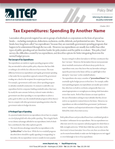 Tax Expenditures.indd