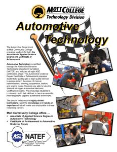 Automotive Technology - Mott Community College