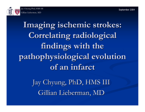 Imaging ischemic strokes: Correlating radiological findings with the