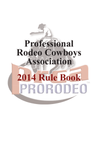 PRCA rule book