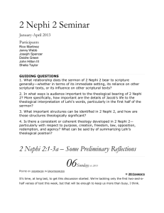 2 Nephi 2 Seminar - Mormon Theology Seminar