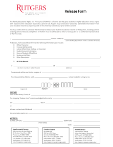 Release Form - Office of Financial Aid