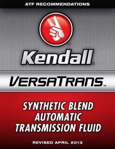 SYNTHETIC BLEND AUTOMATIC TRANSMISSION FLUID