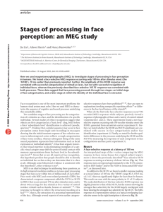 Stages of processing in face perception: an MEG study