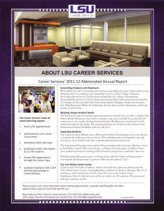 ABOUT LSU CAREER SERVICES