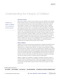 Understanding the Impacts of Deflation