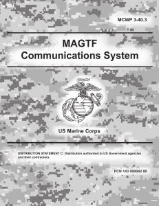 MAGTF Communications System - Training Command
