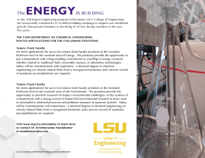 Cain Department of Chemical Engineering at LSU