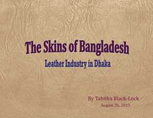 The Skins of Bangladesh- Leather Industry in Dhaka