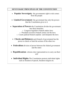 Seven Basic Principles of the Constitution