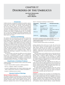 CHAPTER 57 Disorders Of The Umbilicus