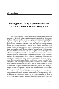 Drag Representation and Articulation in RuPaul's Drag Race
