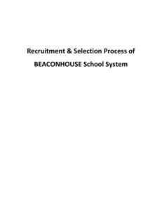 Recruitment & Termination System of BEACONHOUSE SCHOOL