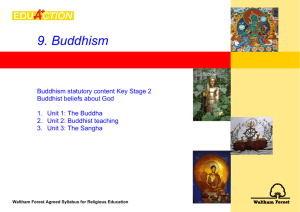 9. Buddhism - Waltham Forest Council