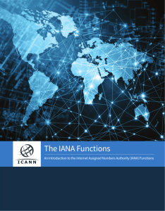 The IANA Functions - Internet Assigned Numbers Authority