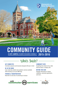 UNH Community Guide - Memorial Union Building