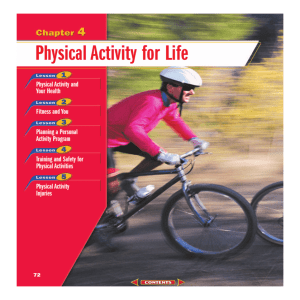 Chapter 4: Physical Activity for Life