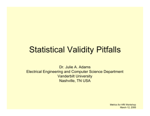 Statistical Validity Pitfalls