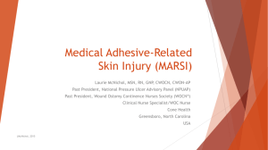 Medical Adhesive-Related Skin Injury (MARSI)