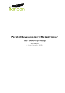 Parallel Development with Subversion