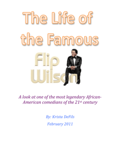 flip wilson bibliography