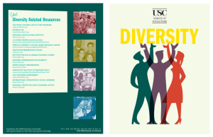 Diversity Brochure - USC School of Social Work