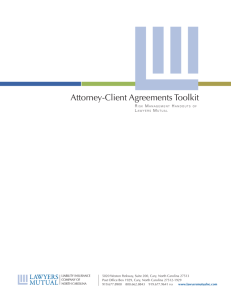 Attorney-Client Agreements Toolkit